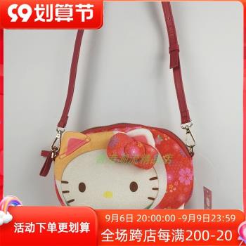 香港三麗鷗Sanrio Kitty 造型新年紅封包利是斜背袋 單肩袋手提袋