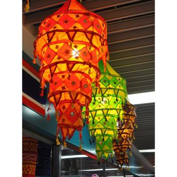 四層尼泊爾印度燈籠東南亞布燈籠酒吧旅館燈籠中秋節日裝飾燈籠