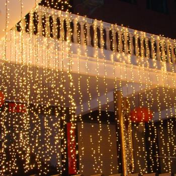 新年主題布置大樹樹上裝飾燈過年陽臺客廳彩燈條帶燈飾串燈戶外