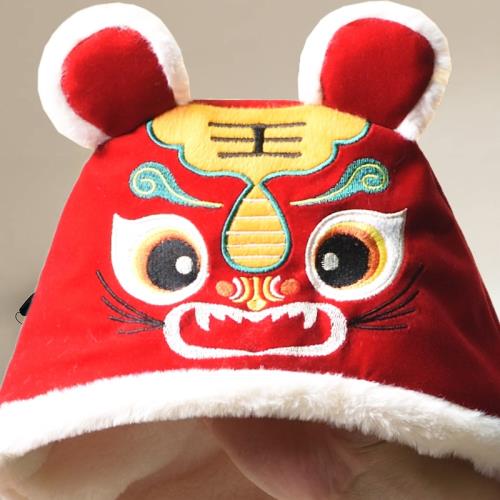 虎頭帽 虎头帽 トラ 帽子 たやすく