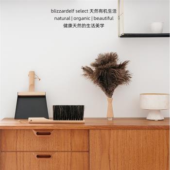 櫸木灰塵撣法式客廳家具鴕鳥毛