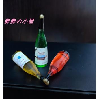 DOLLHOUSE娃屋配件 diy 酒吧酒窖創意擺件微縮食玩酒瓶玩具小家具