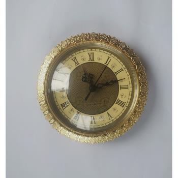 鐘表頭歐式鑲嵌鐘 鐘膽 工藝品鐘頭 大理石瑪瑙燈飾、家具配鐘頭