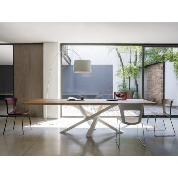 北歐家具簡約實木餐桌 長方形美式復古loft鐵藝辦公桌會議桌書桌