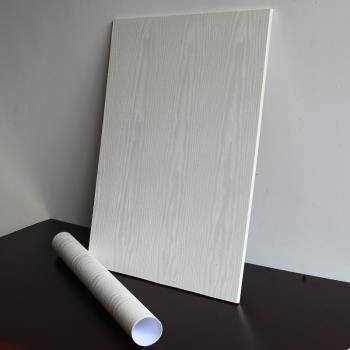 加厚廚房櫥柜門貼紙衣柜子家具翻新自粘墻紙防水壁紙白色波音軟片