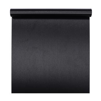 黑色金屬貼紙自粘翻新膜防水冰箱全貼輕奢空調家具不銹鋼拉絲貼膜