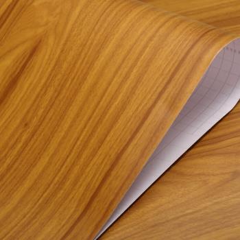 加厚黃欖自粘木紋貼紙柜子桌面家具翻新墻紙波音片貼皮木紋紙門紙