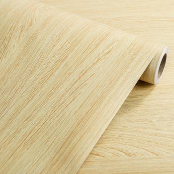 加厚原木櫸木木紋貼紙自粘墻紙仿木防水桌面木板家具翻新衣柜貼皮