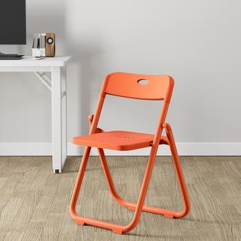 夏季折疊椅子宿舍電腦椅家用辦公靠背椅便攜靠椅簡易餐椅成人凳子