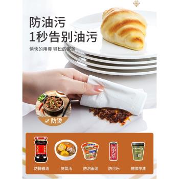 圓形餐桌墊茶幾墊子PVC軟玻璃餐桌布家用可愛防水防油免洗臺布