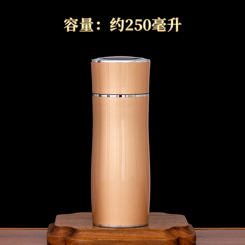 銀器時代保溫杯女簡約男士純銀999商務高顏值杯子高檔大容量水杯|保溫杯