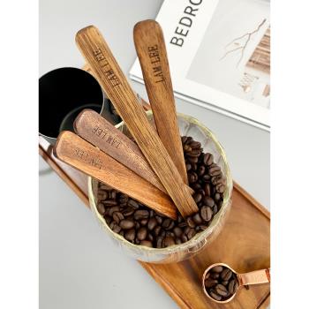 唯物生活 創意咖啡勺相思木咖啡攪拌棒攪拌勺精致高級