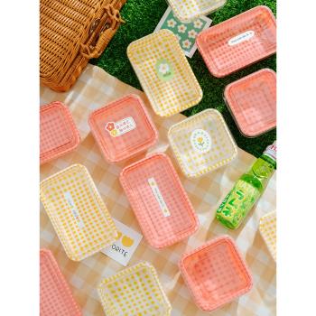 壽司野餐飯團打包盒水果便當食品級一次性商用外賣塑料打包餐盒子