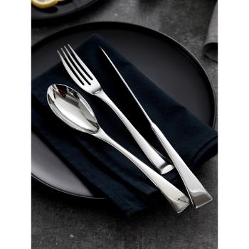 onlycook 輕奢高級感牛排刀叉套裝304不銹鋼歐式高顏值西餐餐具