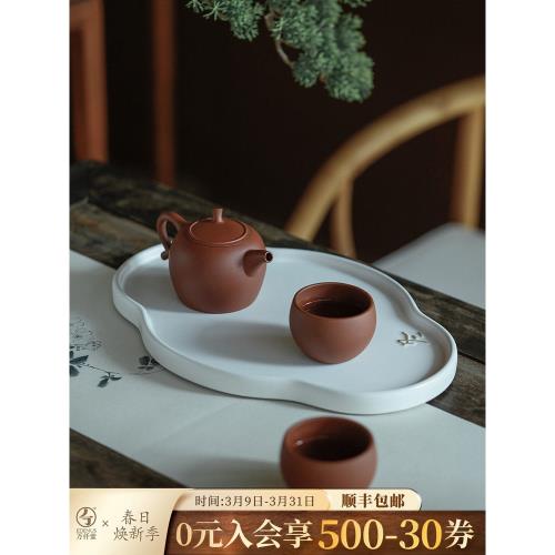 萬仟堂紫砂壺茶具茶杯套裝高級感輕奢功夫茶具套裝家用掌上明珠