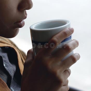 痣birthmark combo杯咖啡館杯1+1手握套馬厚唇白色陶瓷杯手沖濃縮