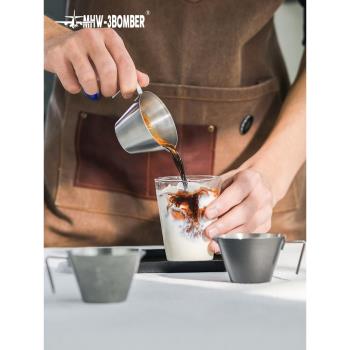 轟炸機咖啡 不銹鋼杯濃縮咖啡杯 澤田小量杯刻度杯 100ml咖啡量杯