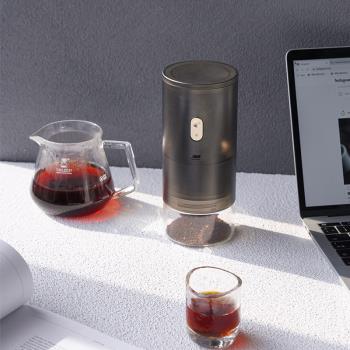 泰摩Grinder go電動咖啡磨豆機 123自動咖啡機家用手沖美式滴漏壺