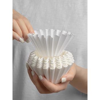 泰摩 冰瞳B75專用蛋糕型過濾紙 折紙濾杯手沖咖啡濾紙 金龍杯濾紙