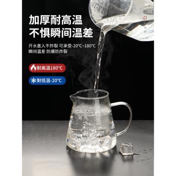 玻璃茶壺內置濾網茶水分離茶杯加厚耐高溫可明火直燒茶壺家用水壺