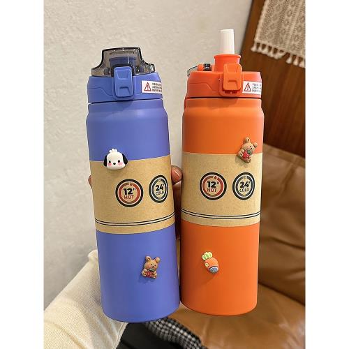 保溫杯男大容量冰霸杯吸管杯兩用型水杯車載保冷杯子便攜旅行水壺