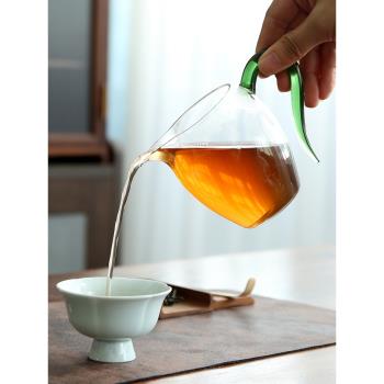 公道杯玻璃加厚耐熱分茶器高檔過濾泡茶具日式茶海公杯勻杯茶盅