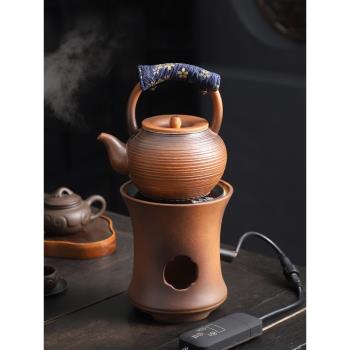 陶福氣 輕奢戶外煮茶具套裝 圍爐煮茶爐炭火陶瓷燒水壺養生泡茶壺