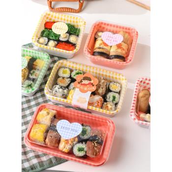 壽司打包盒專用一次性春游野餐盒子便當碗具水果撈秋飯商用網紅