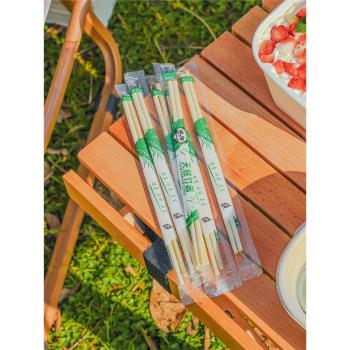 一次性筷子快餐家用竹筷方便衛生外賣食品級野餐戶外露營