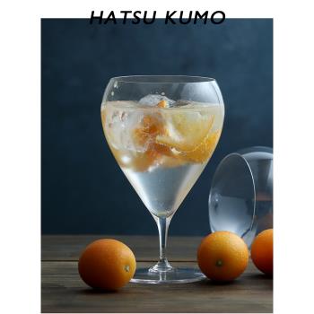 木村超薄矮腳杯 江戶硝子水晶玻璃紅酒杯雞尾酒杯 精釀啤酒杯中古
