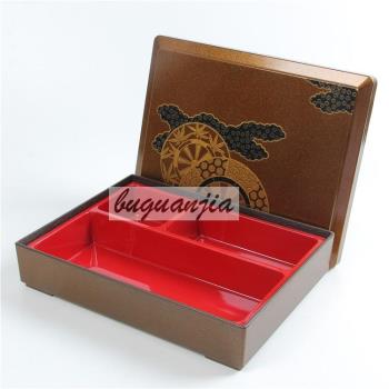 【耐高溫】金色日式便當盒 分餐盒壽司盒飯盒套餐盒快餐盒