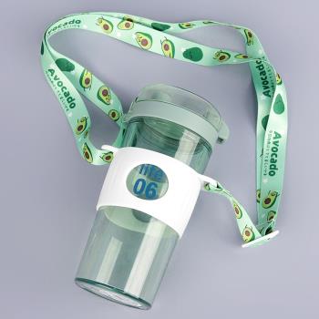杯套斜挎背帶防燙水杯掛繩通用玻璃杯防滑套保溫杯保護套硅膠杯袋