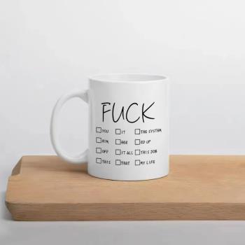Fack Choose Your Mood Mug 選擇你的心情 陶瓷馬克杯水杯禮物