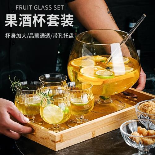 高顏值微醺果酒杯雞尾酒組合套裝酒具創意飲品杯酒炮果汁飲料杯子|酒杯