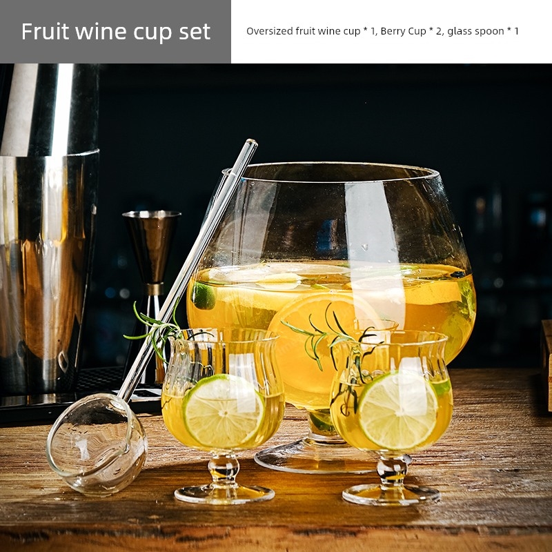 高顏值微醺果酒杯雞尾酒組合套裝酒具創意飲品杯酒炮果汁飲料杯子|酒杯