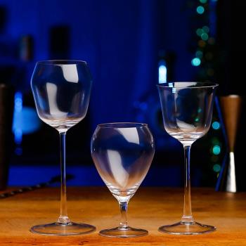 紅酒杯香檳杯歐式玻璃商用高腳杯葡萄酒杯雞尾酒杯啤酒杯水晶無鉛