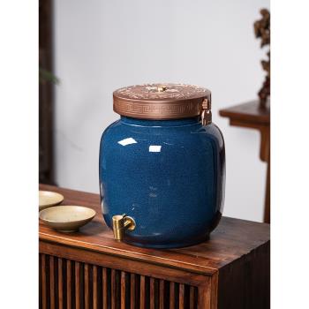 景德鎮陶瓷酒壇子家用密封20斤30斤50斤裝高端存酒缸空瓶泡白酒罐