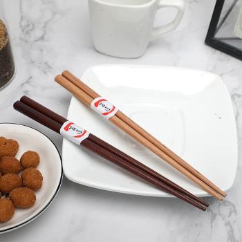 貝一食玩 過家家18.5CM實木筷子兒童用日式短款原木筷子