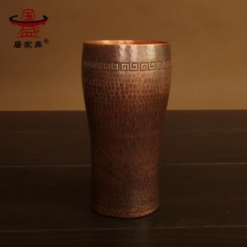 純手工加厚紫銅咖啡機啤酒杯