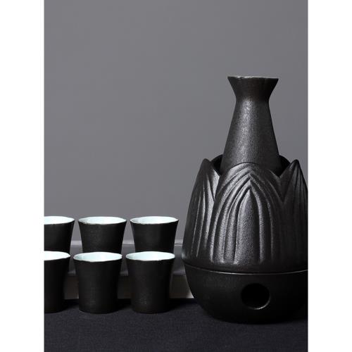 溫酒壺家用燙酒壺陶瓷溫酒具套裝黃酒溫酒器暖酒器燙酒器加熱酒壺