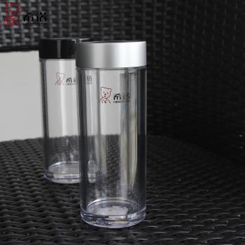 正品 希諾加厚塑料杯 PC杯 透明 高檔品牌女士可愛時尚太空口杯