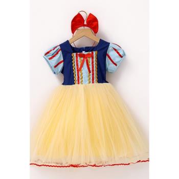 迪士尼萬聖節純棉兒童禮服公主裙
