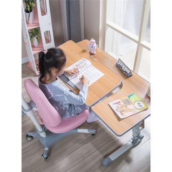 兒童學習桌兒童書桌小學生家用寫字桌椅套裝男女孩可升降學習桌子