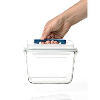 Glasslock手提大容量冰箱收納鋼化玻璃密封腌菜泡菜罐大號保鮮盒