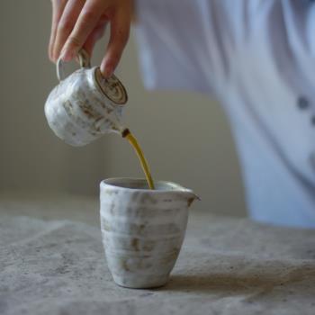向美公道杯陶瓷大號高檔分茶器茶道家用日式勻杯公杯功夫茶具茶盅
