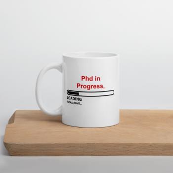 PhD Student Mugphd進程杯進度杯子陶瓷杯創意有趣陶瓷馬克杯水杯