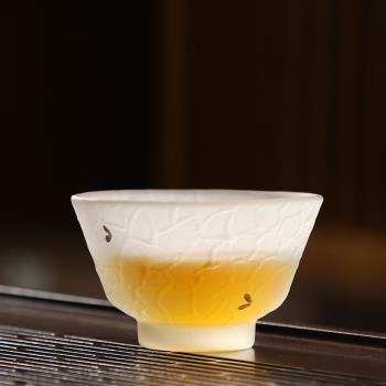 日式玻璃耐熱品茗杯小茶冰凍燒