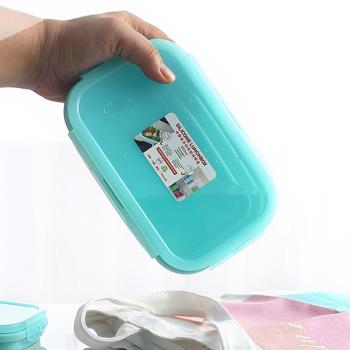 食品級硅膠可折疊密封飯盒旅行戶外硅膠飯盒長方形伸縮保鮮盒套裝