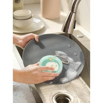 洗碗海綿擦壓縮木漿棉洗鍋神器魔力擦耐用百潔布洗碗布廚房刷碗布