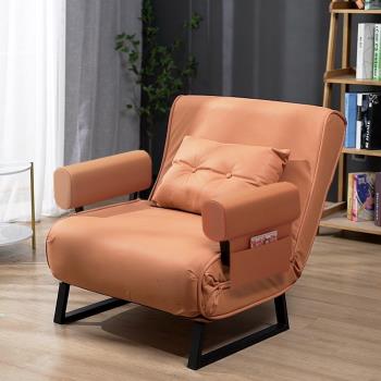 歐萊特曼沙發椅睡坐兩用可折疊沙發床單雙人小戶型1米寬懶人書房